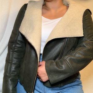 GUESS Faux Leather Jacket